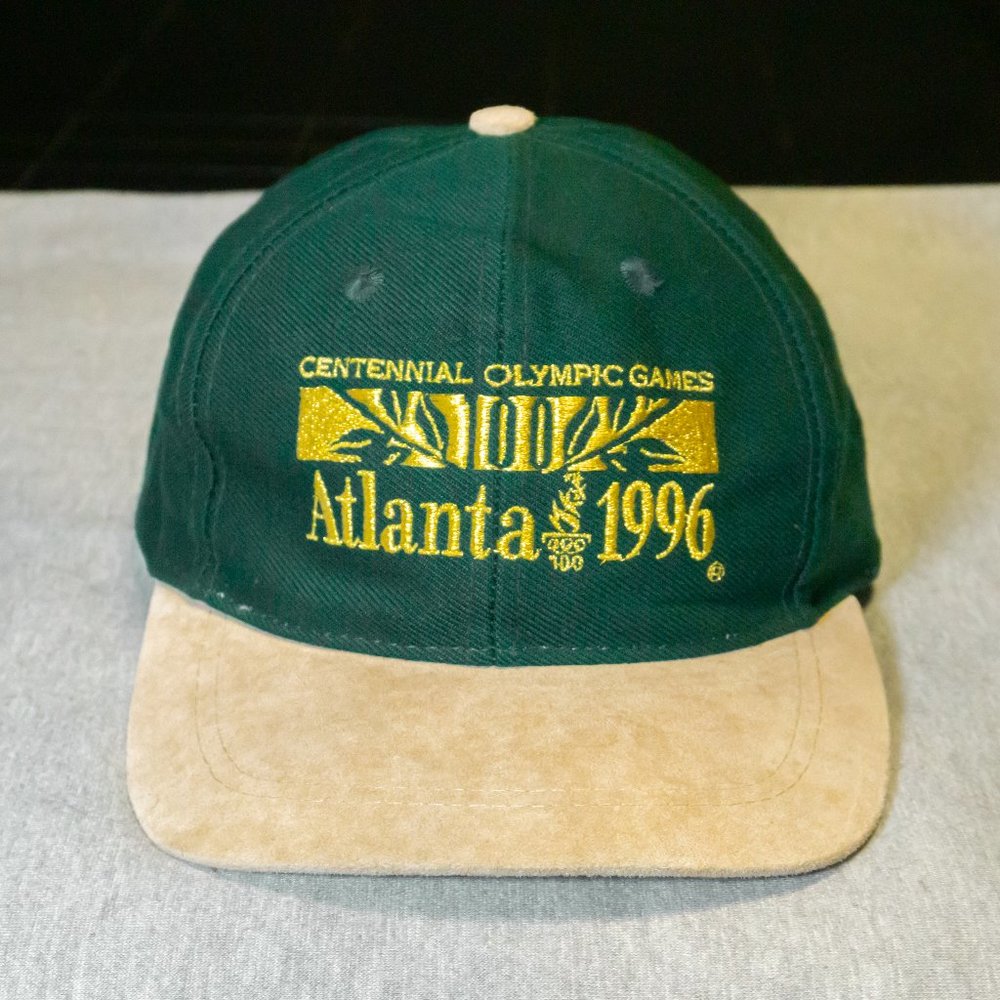 Atlanta 1996 Centennial Olympic Games - Snapback Hat - Gold / Suede